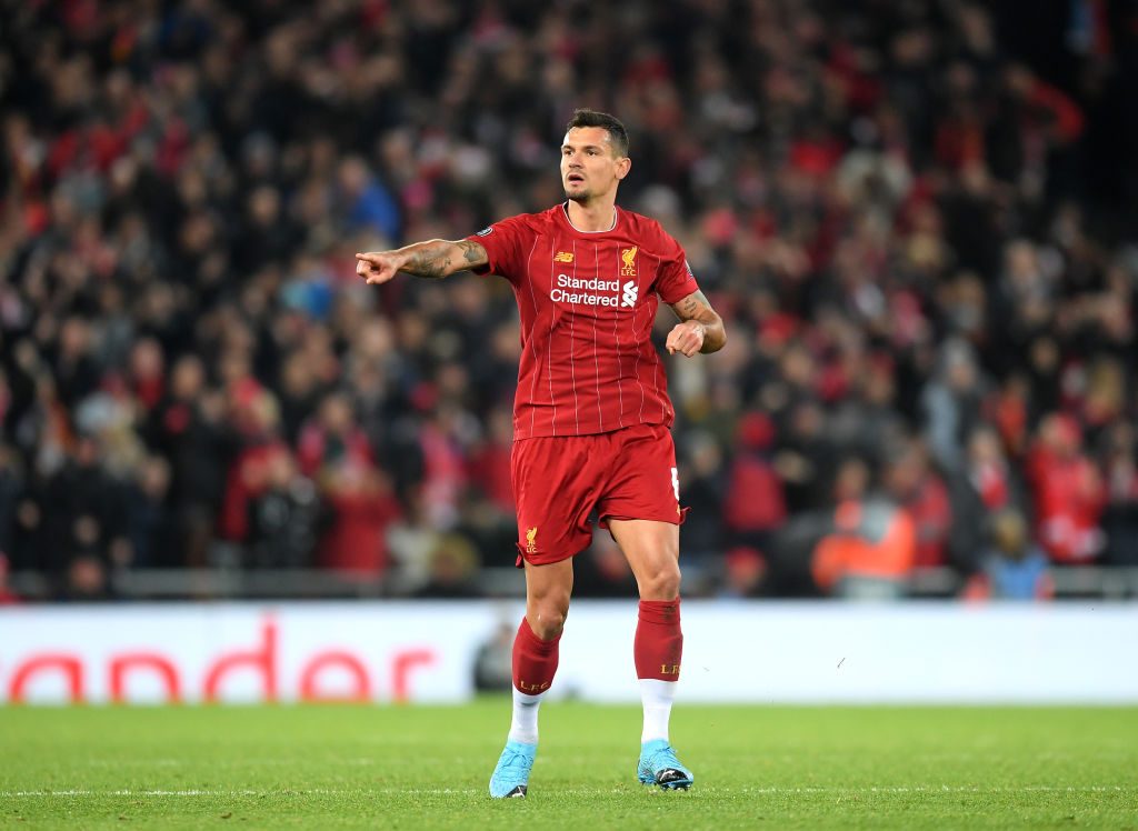 lovren Liverpool FC v SSC Napoli: Group E - UEFA Champions League