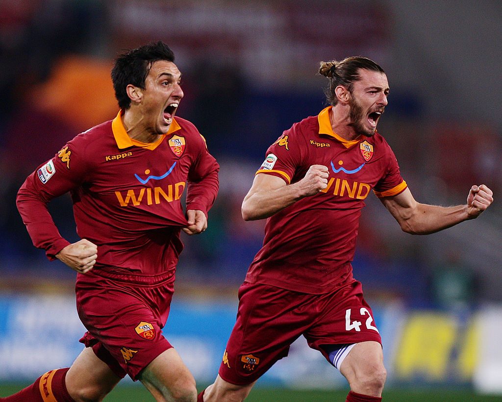 burdisso balzaretti AS Roma v AC Milan - Serie A