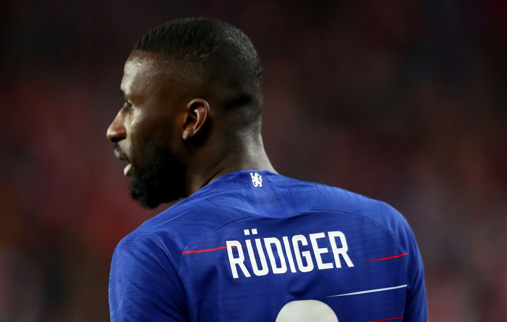 rudiger Slavia Prague v Chelsea - UEFA Europa League Quarter Final : First Leg