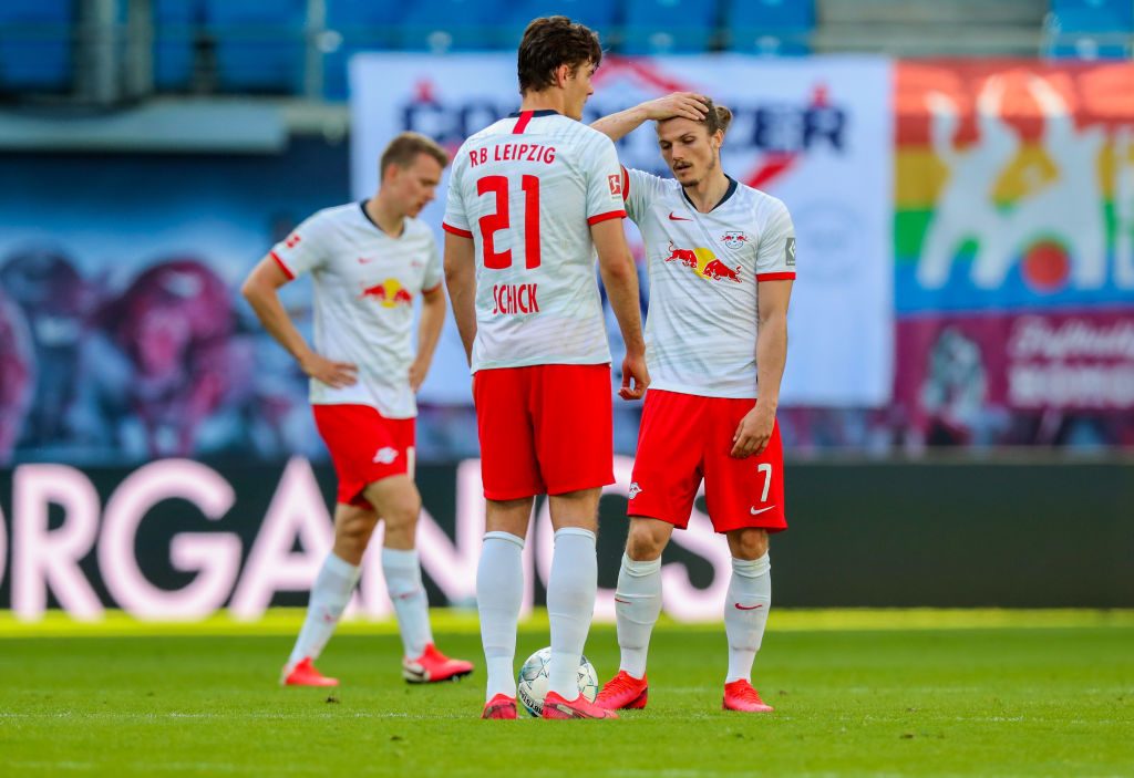 schick lipsia RB Leipzig v Sport-Club Freiburg - Bundesliga