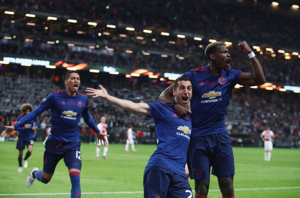 smalling mkhitaryan Ajax v Manchester United - UEFA Europa League Final