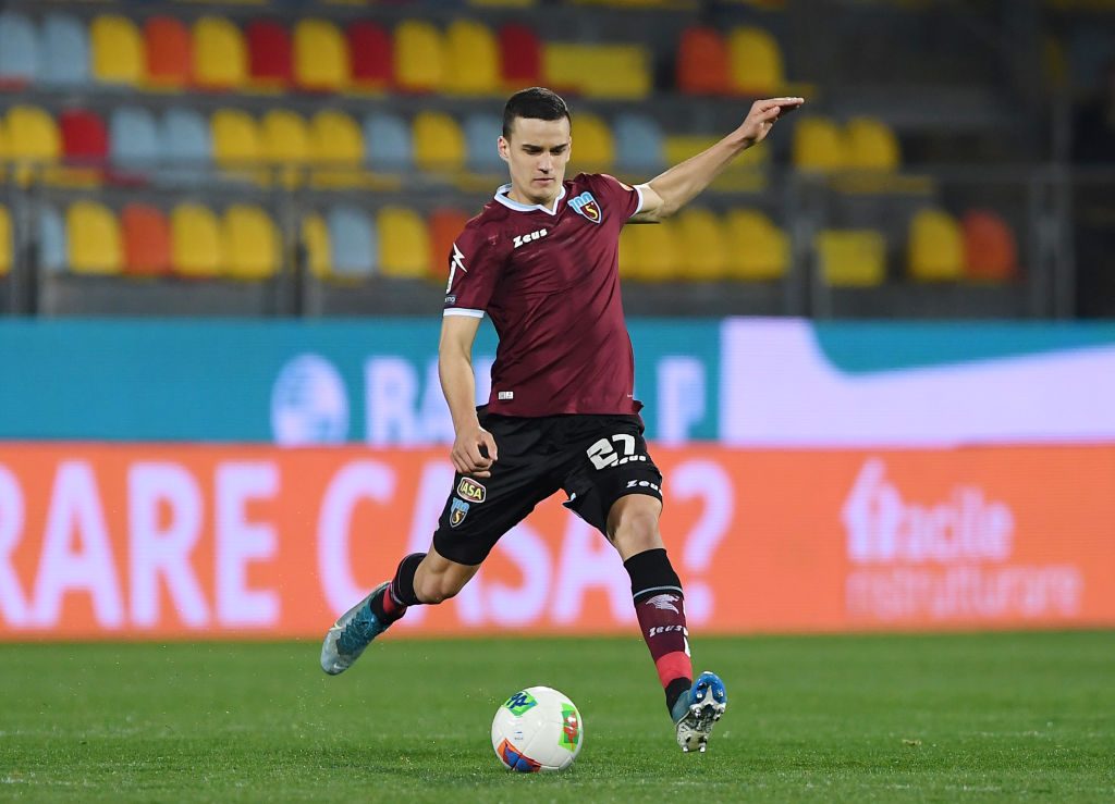 Patryk Dziczek Frosinone v Salernitana - Serie B