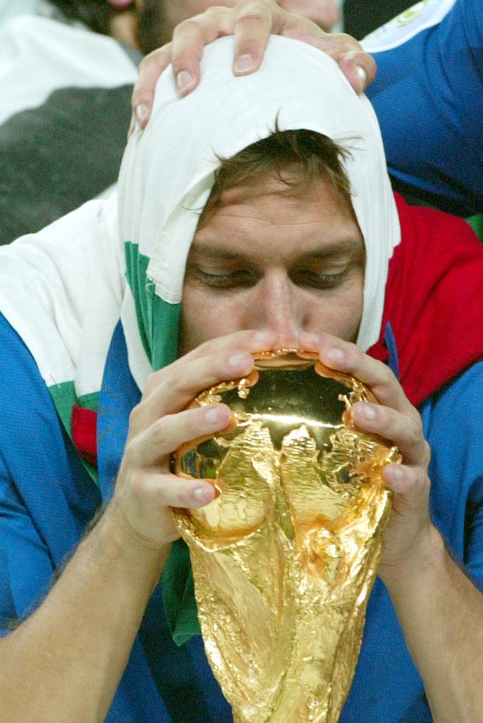 Francesco Totti Italia campione del Mondo 2006 Coppa