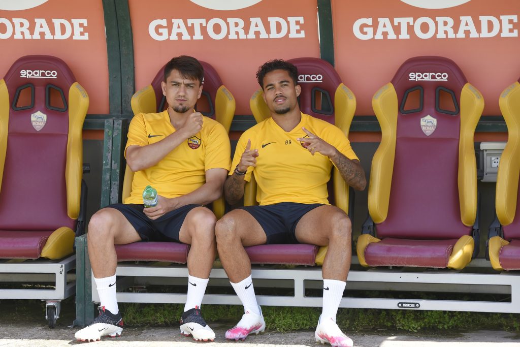Under Kluivert allenamento roma