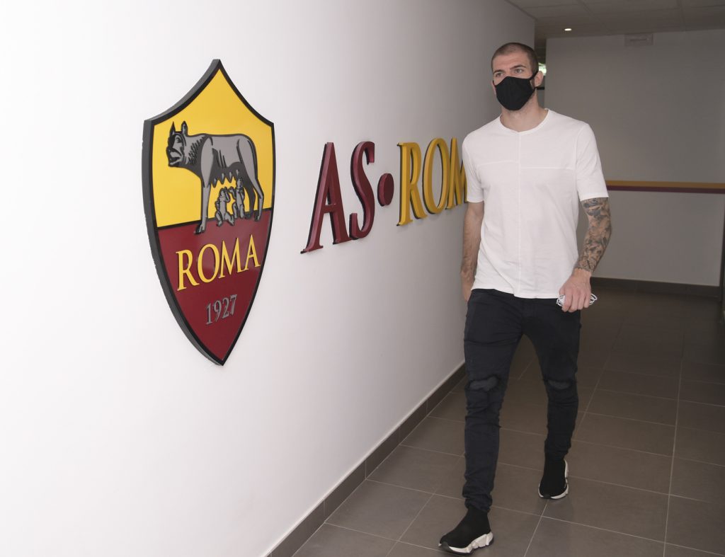 Santon Serie A, primo giorno di allenamenti individuali per l'AS Roma a Trigoria