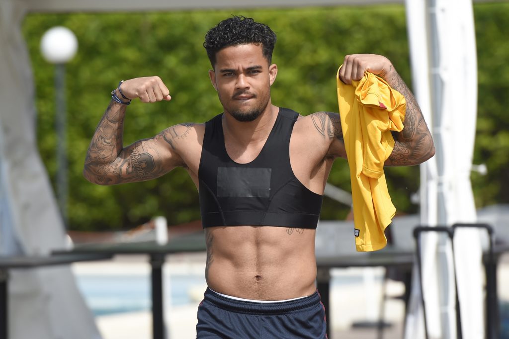 Kluivert Serie A, il primo allenamento collettivo dopo la ripresa per l'ASRoma a Trigoria
