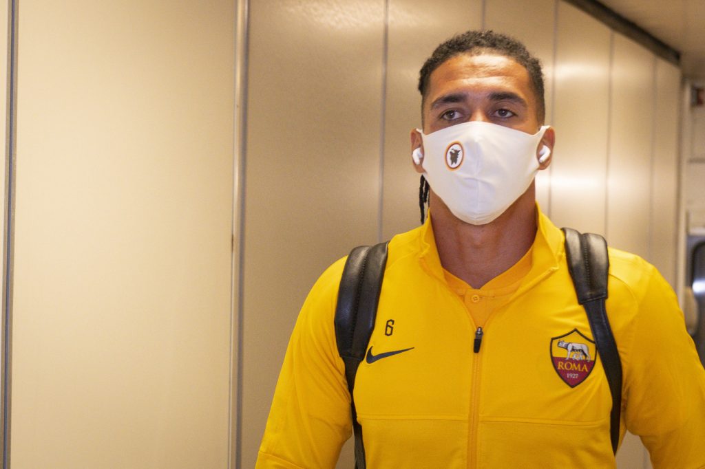 smalling AS Roma, la squadra in partenza per la trasferta di Milano