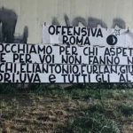 striscione offensiva roma floyd
