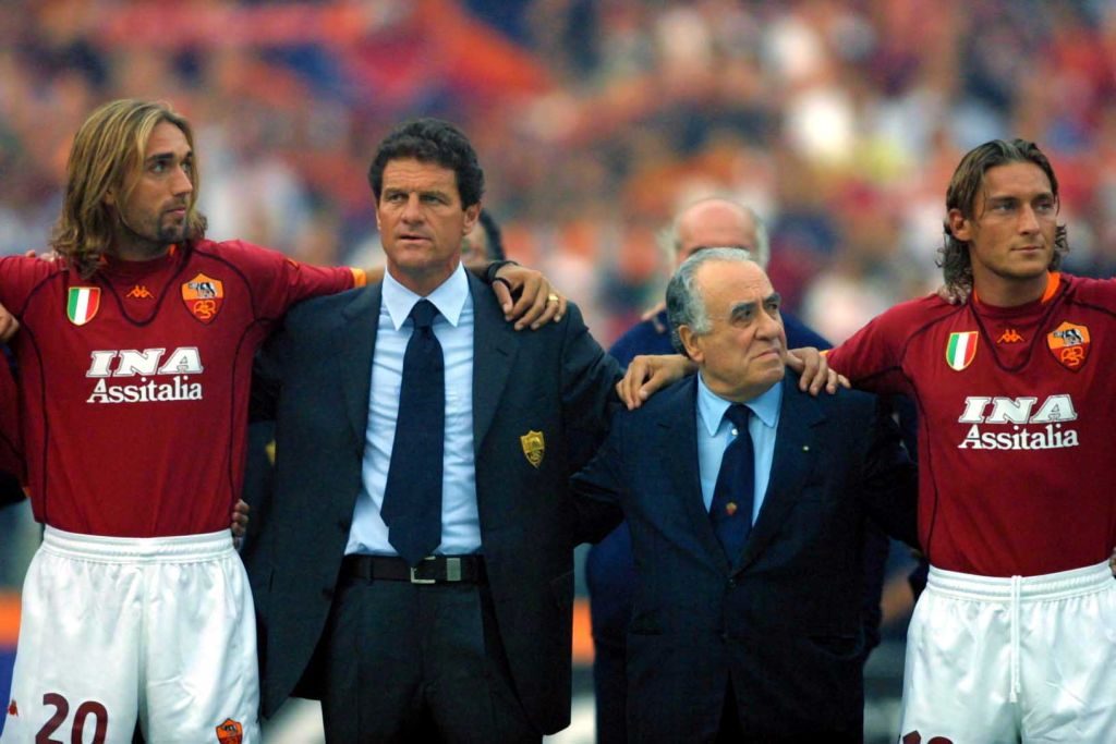 sensi batistuta capello totti AS ROMA V BOCA JUNIORS