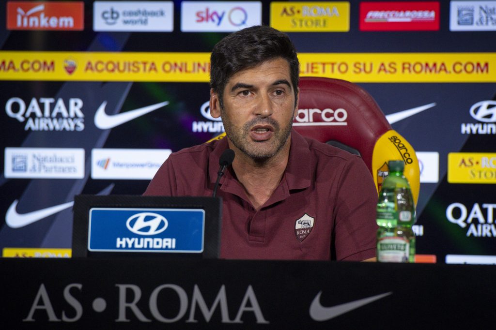 AS Roma, la conferenza stampa di Paulo Fonseca