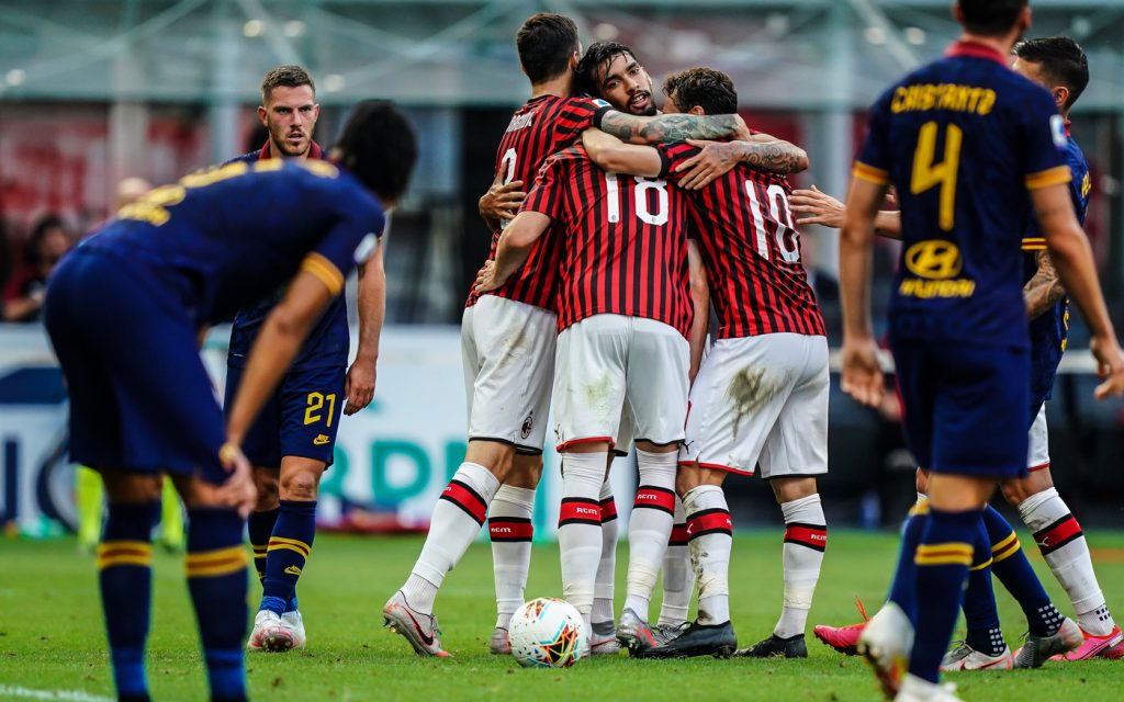 smalling Milan vs Roma - Serie A TIM 2019/2020