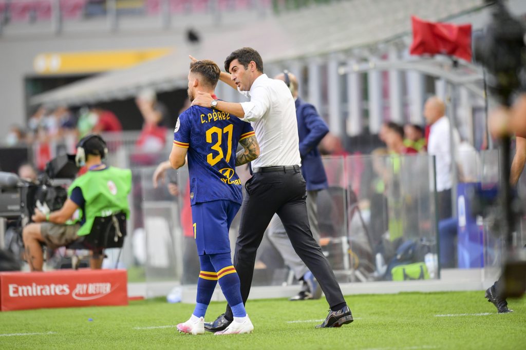 fonseca carles perez Milan vs Roma - Serie A TIM 2019/2020