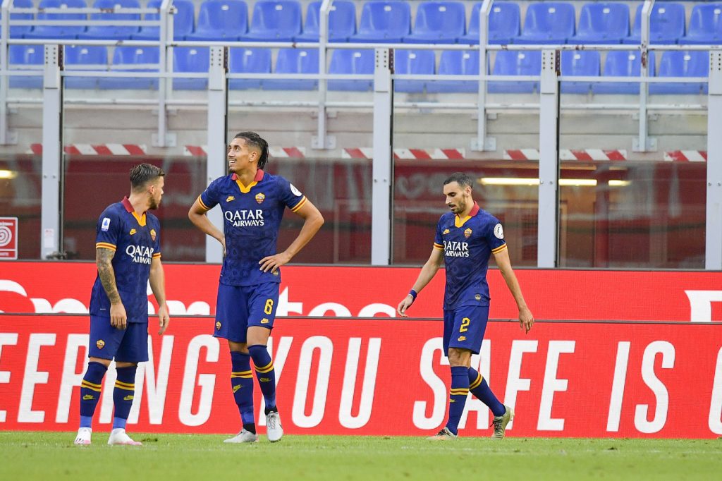 zappacosta smalling Milan vs Roma - Serie A TIM 2019/2020