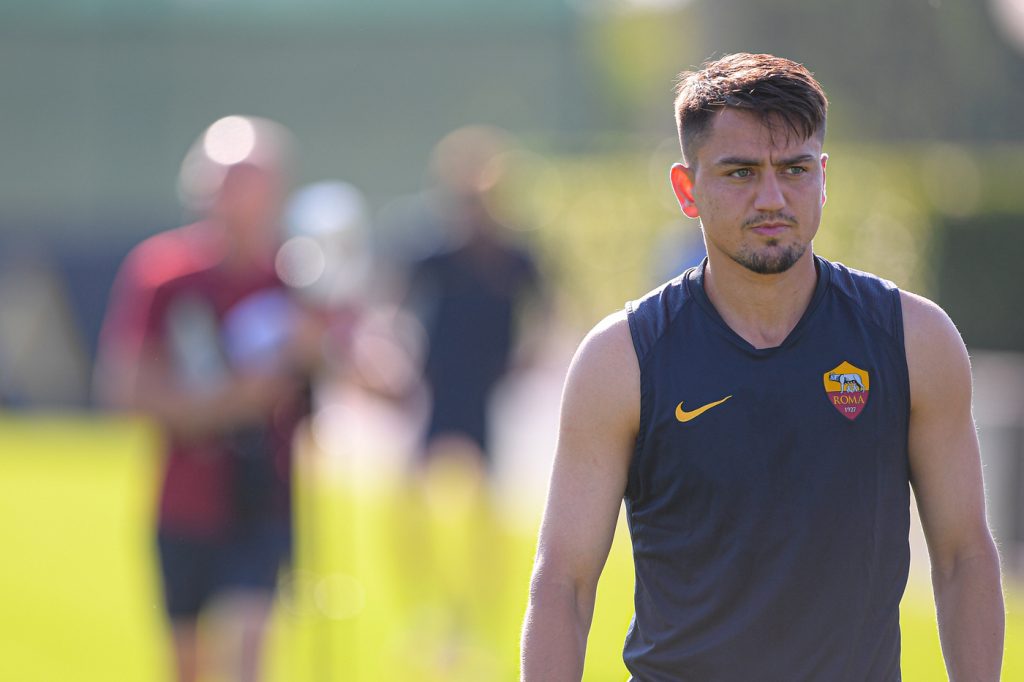 under AS Roma, sessione di allenamento a Trigoria