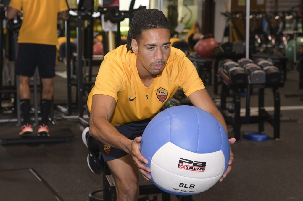 smalling allenamento-roma-4