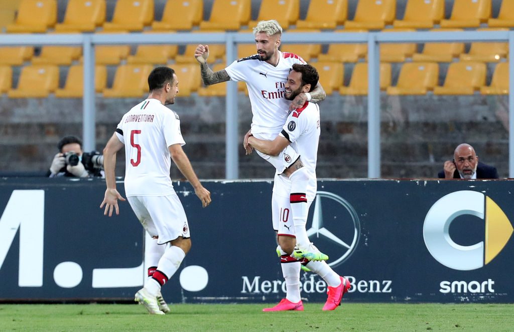 Castillejo Bonaventura Calhanoglu Milan