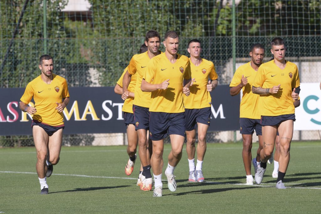 AS Roma, sessione di allenamento a TrigoriaAS Roma, sessione di allenamento a Trigoria