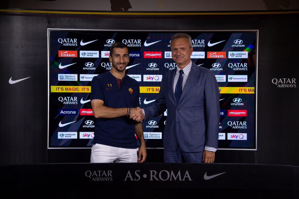 mkhitaryan fienga prestito 2021