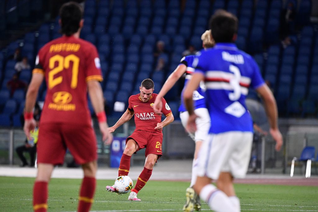veretout Roma vs Sampdoria - Serie A TIM 2019/2020