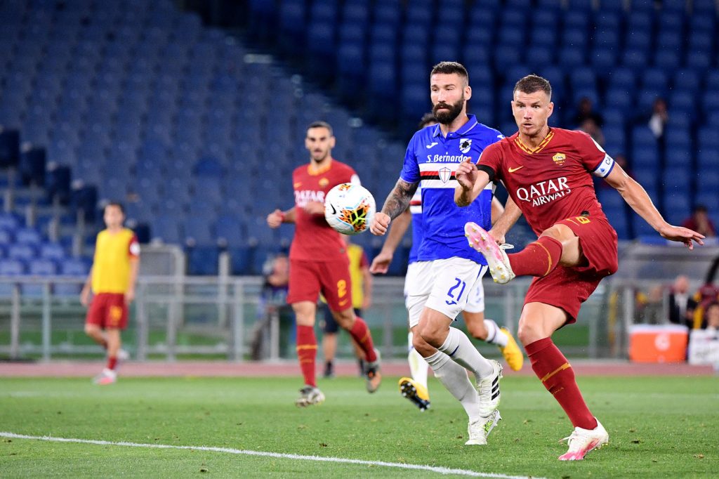 dzeko Roma vs Sampdoria - Serie A TIM 2019/2020