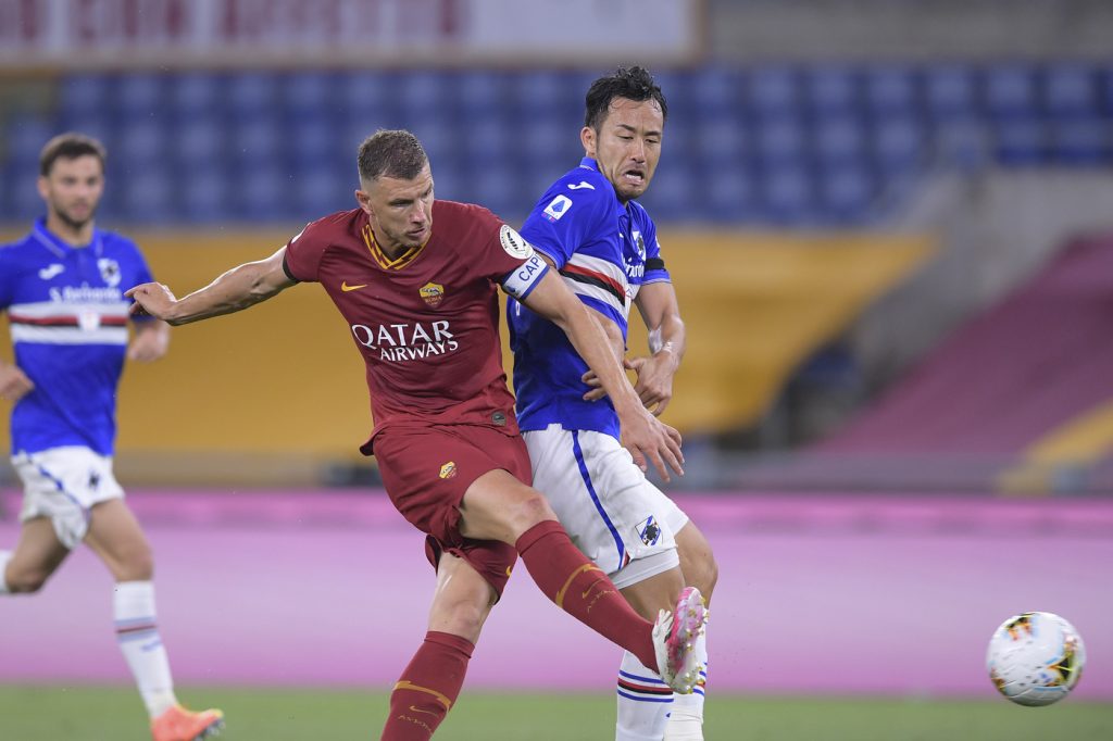 dzeko Roma vs Sampdoria - Serie A TIM 2019/2020