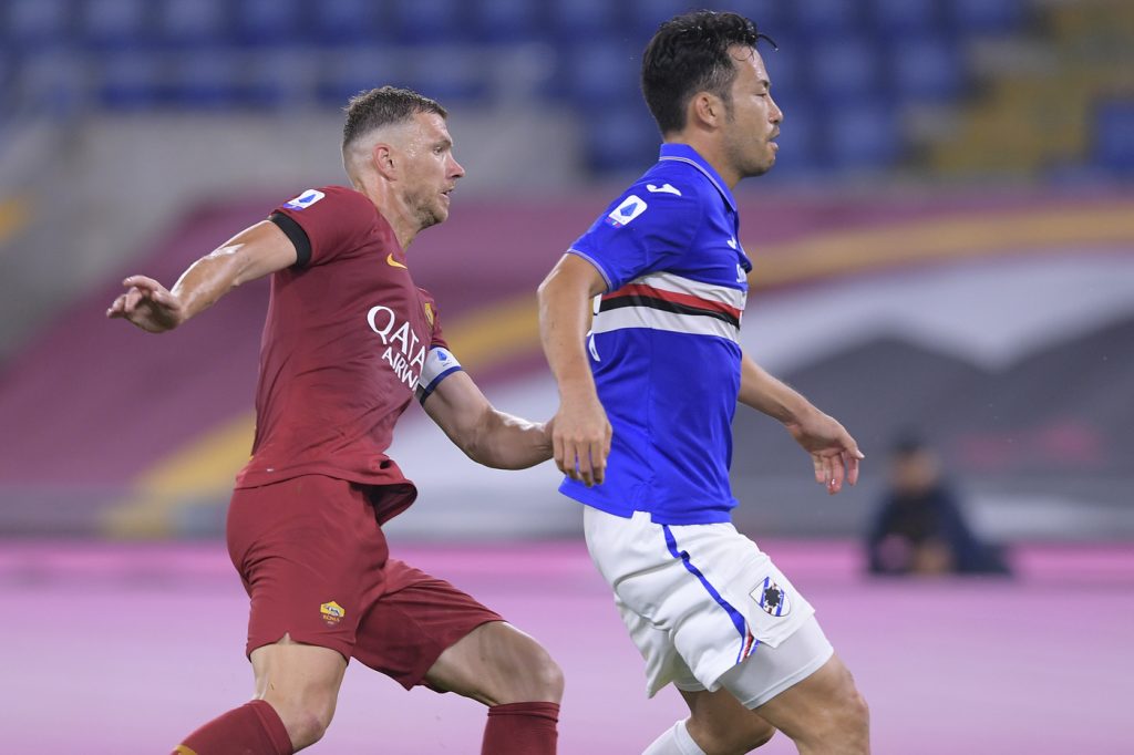 dzeko Roma vs Sampdoria - Serie A TIM 2019/2020