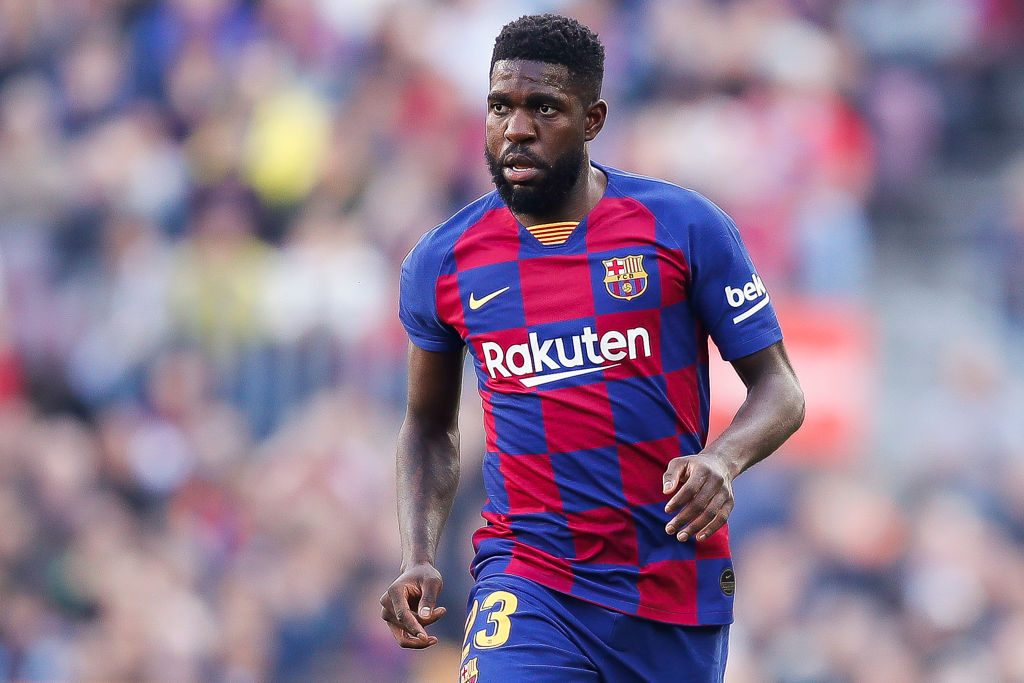umtiti FC Barcelona v Getafe CF  - La Liga