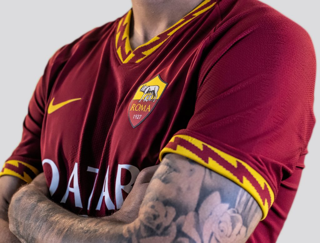 pellegrini zaniolo nike AS Roma presenta la nuova maglia Nike per il 2019/2020