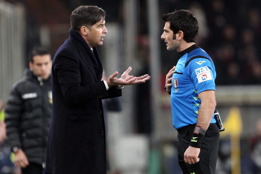 Genoa vs AS Roma  - Serie A TIM 2019/2020fonseca maresca