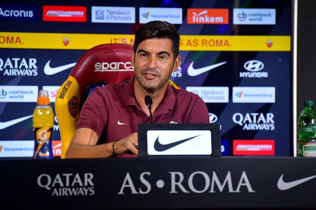 AS Roma, la conferenza stampa di Paulo Fonseca alla vigilia di Roma-Fiorentina