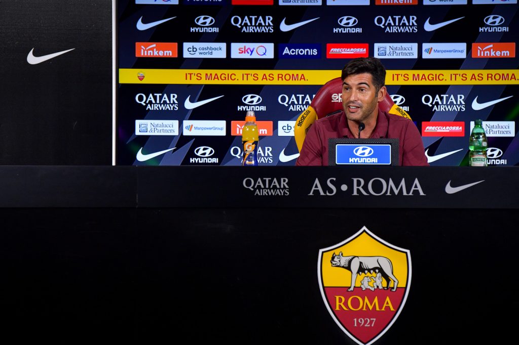 AS Roma, la conferenza stampa di Paulo Fonseca alla vigilia di Roma-Fiorentina