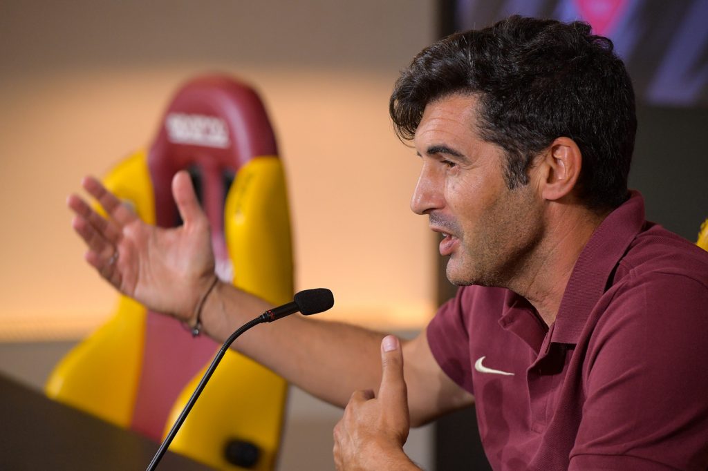 AS Roma, la conferenza stampa di Paulo Fonseca