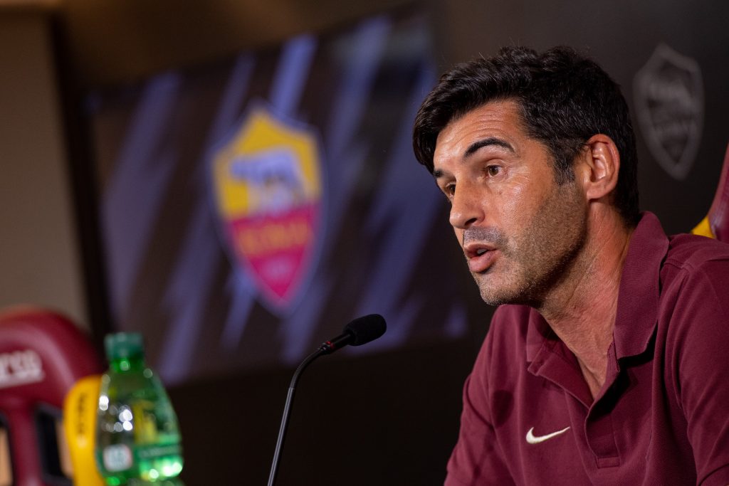AS Roma, la conferenza stampa di Paulo Fonseca