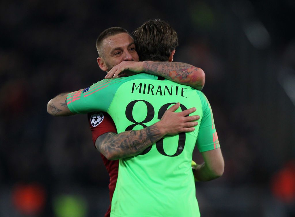 de rossi mirante AS Roma v FC Porto - UEFA Champions League Round of 16: First Leg