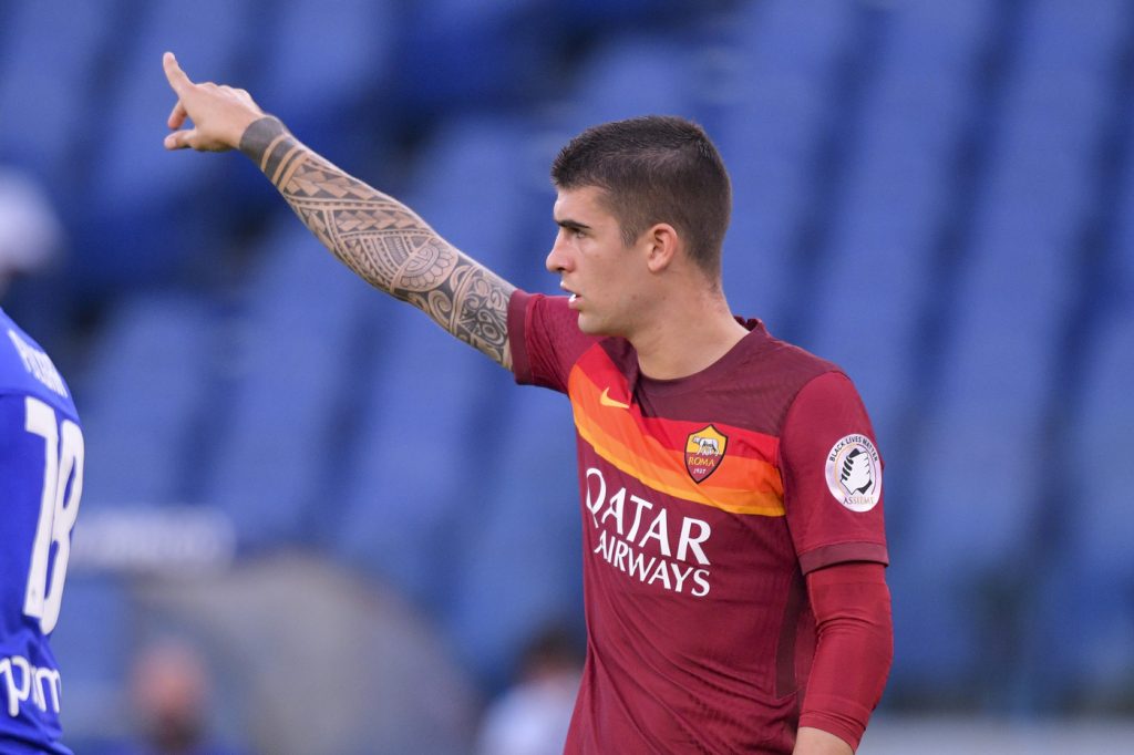 Roma vs Fiorentina - Serie A TIM 2019/2020 mancini