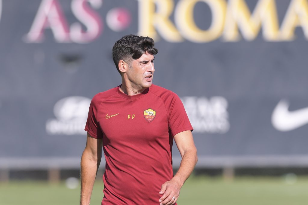fonseca AS Roma, sessione di allenamento a TrigoriaAS Roma, sessione di allenamento a Trigoria