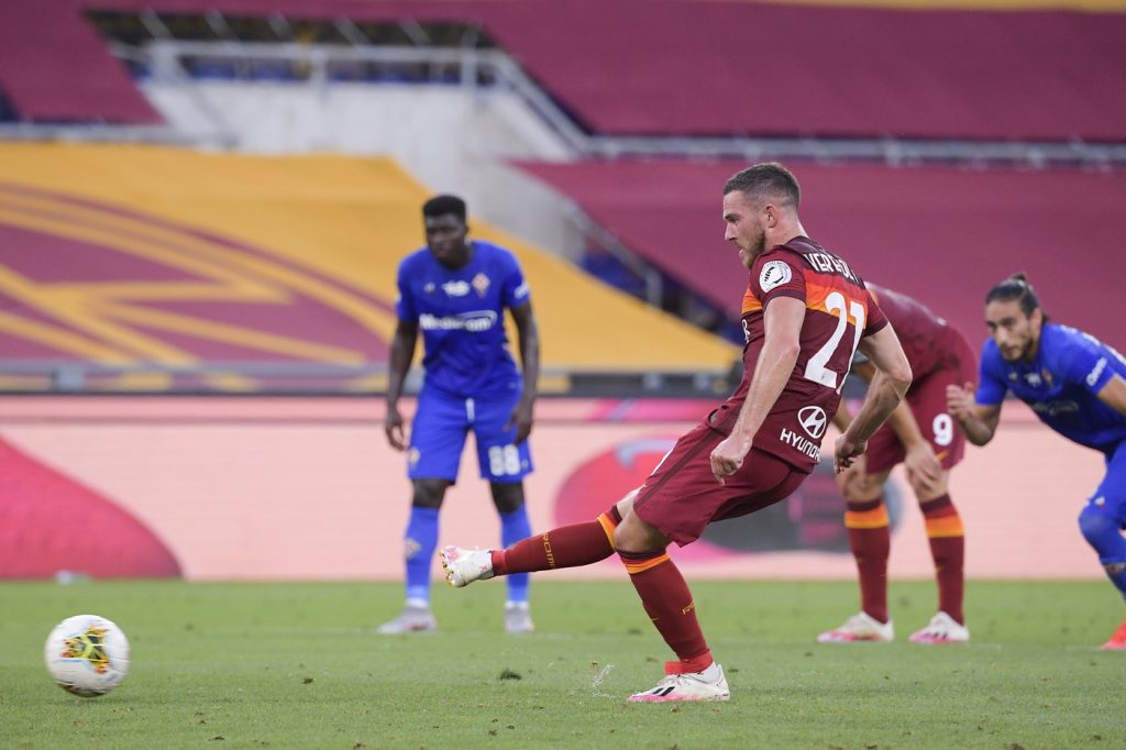 veretout Roma vs Fiorentina - Serie A TIM 2019/2020