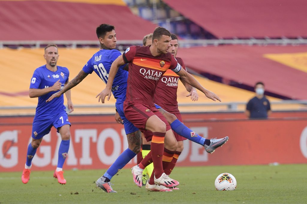 dzeko Roma vs Fiorentina - Serie A TIM 2019/2020