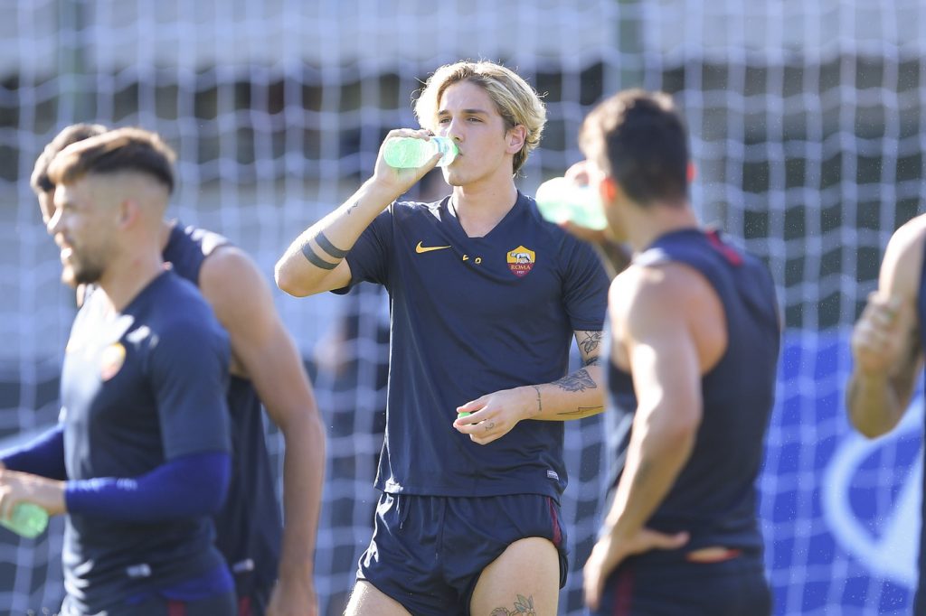 Zaniolo AS Roma Trigoria