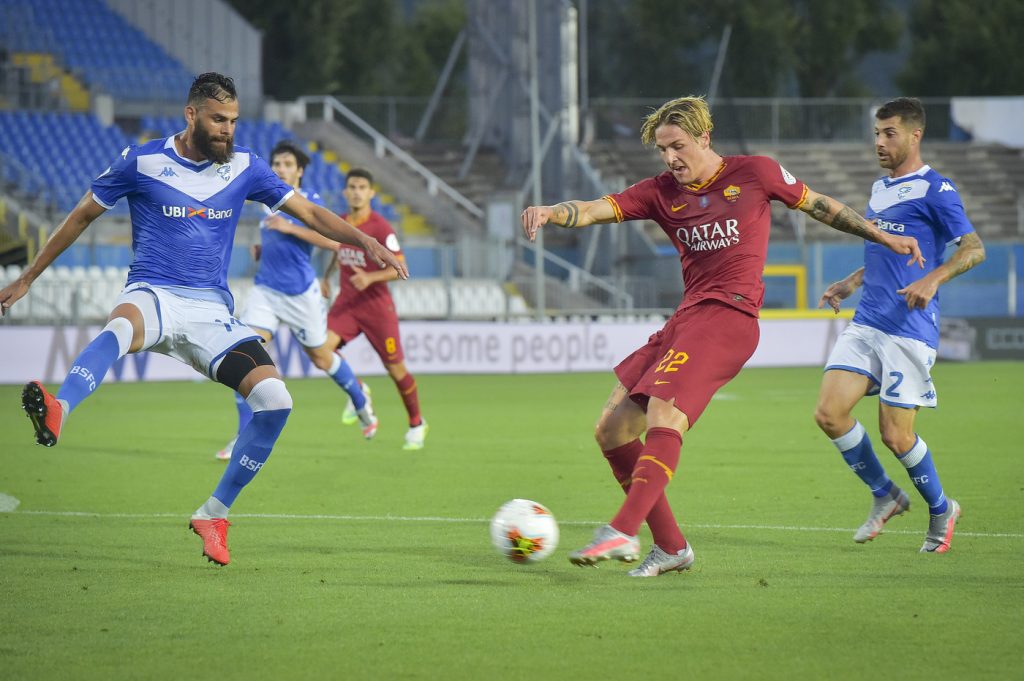 zaniolo Brescia vs Roma - Serie A TIM 2019/2020