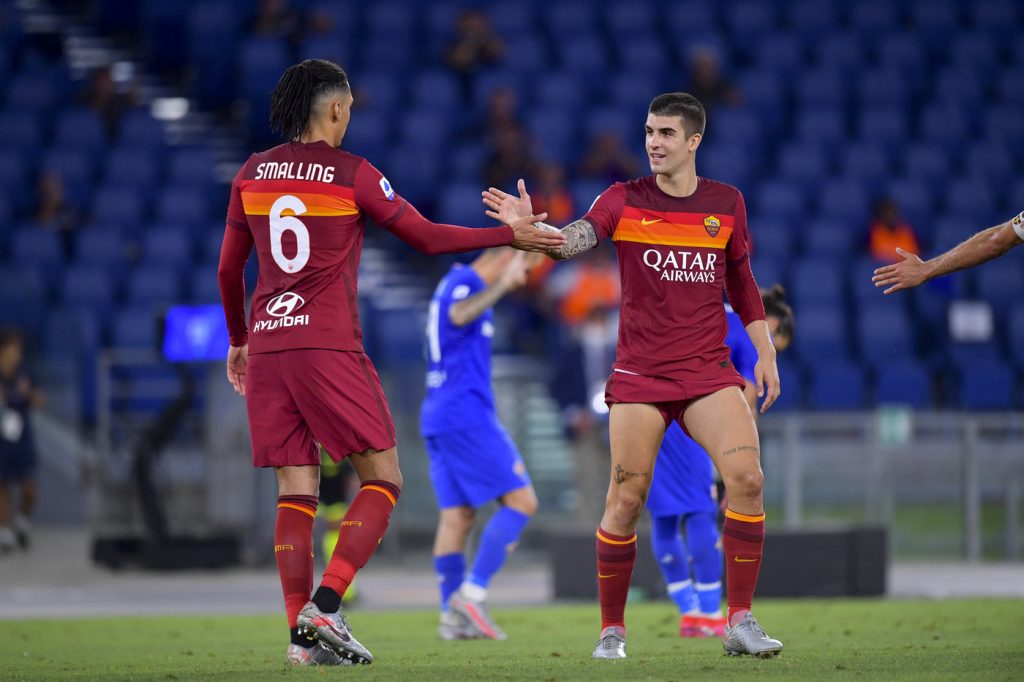 smalling mancini Roma vs Fiorentina - Serie A TIM 2019/2020