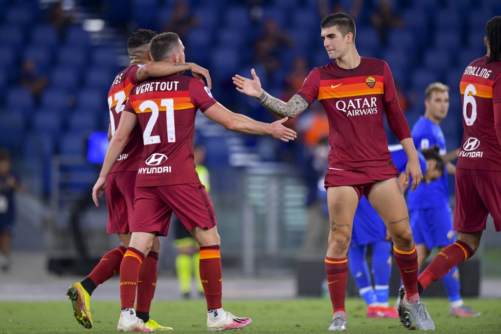 veretout mancini Roma vs Fiorentina - Serie A TIM 2019/2020