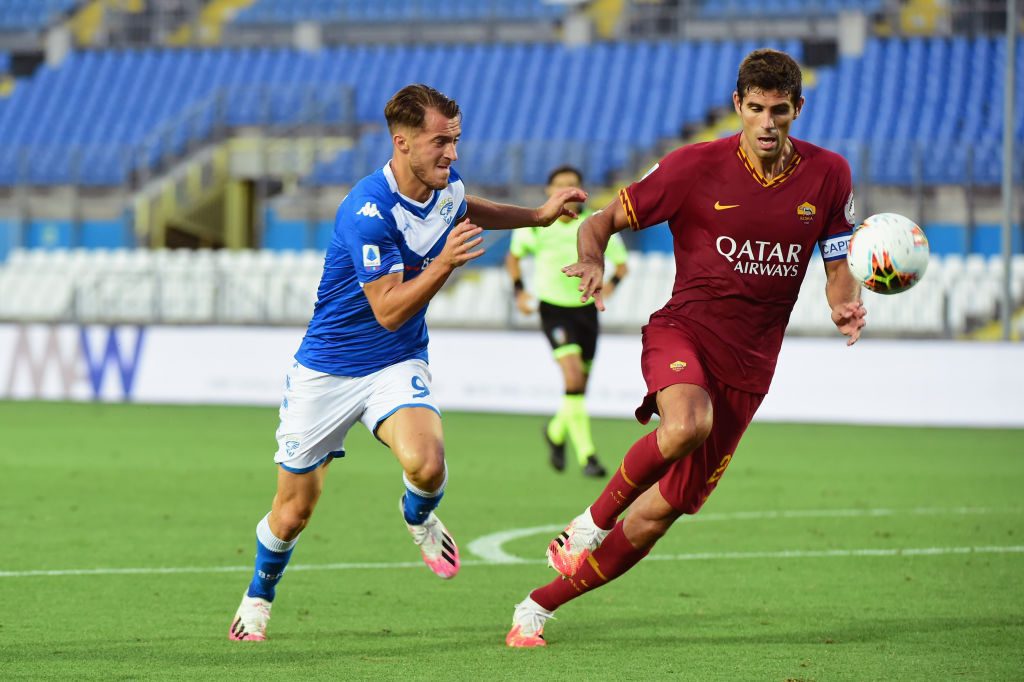 fazio donnarumma Brescia Calcio v AS Roma - Serie A