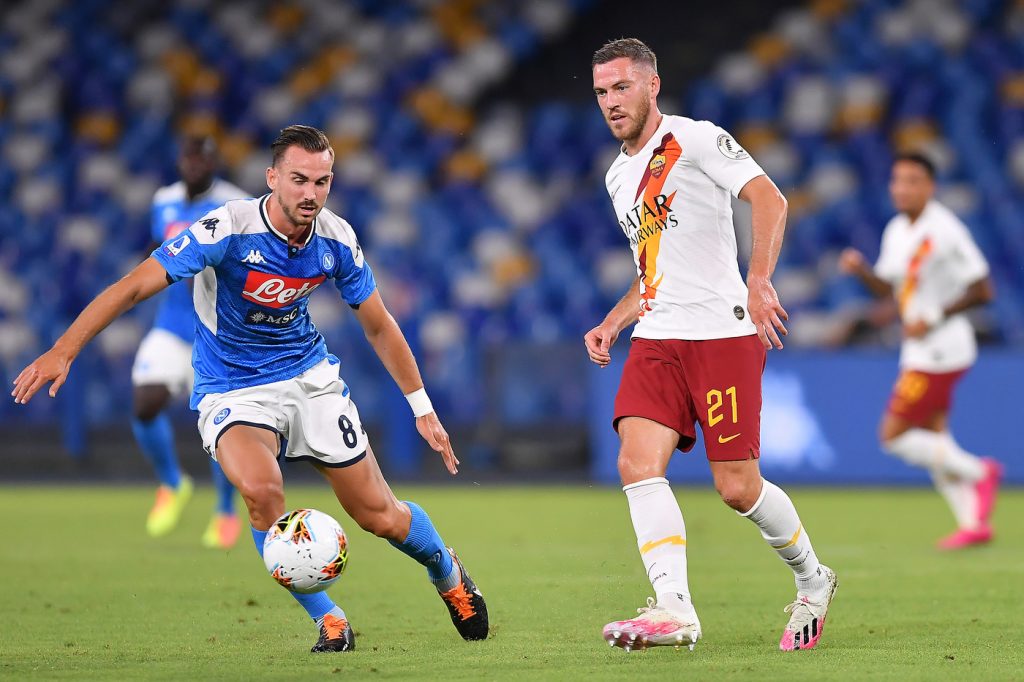 veretout Napoli vs Roma - Serie A TIM 2019/2020