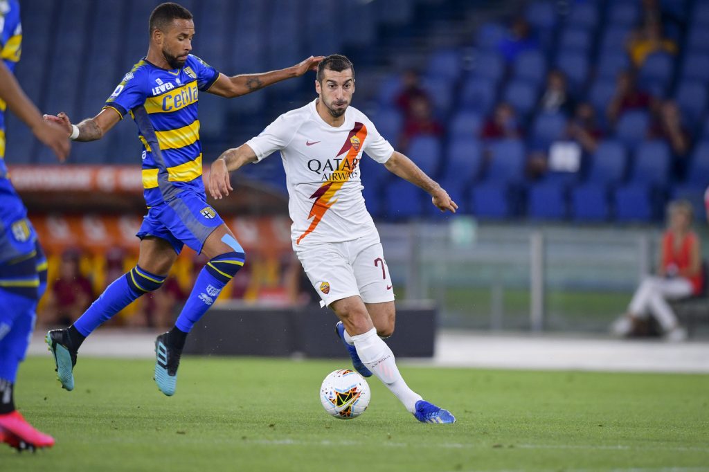 mkhitaryan Roma vs Parma - Serie A TIM 2019/2020Roma vs Parma - Serie A TIM 2019/2020