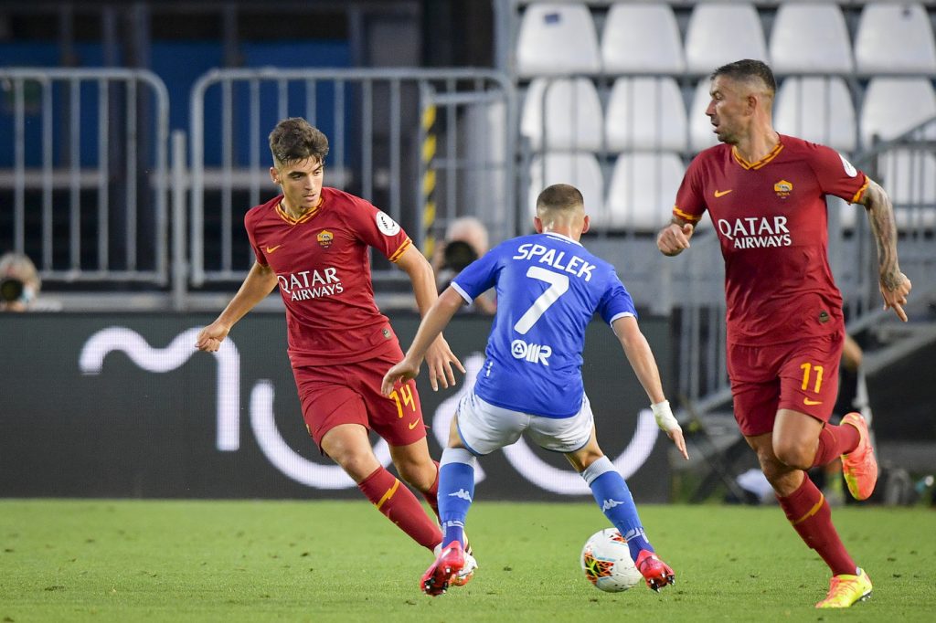 villar kolarov Brescia vs Roma - Serie A TIM 2019/2020