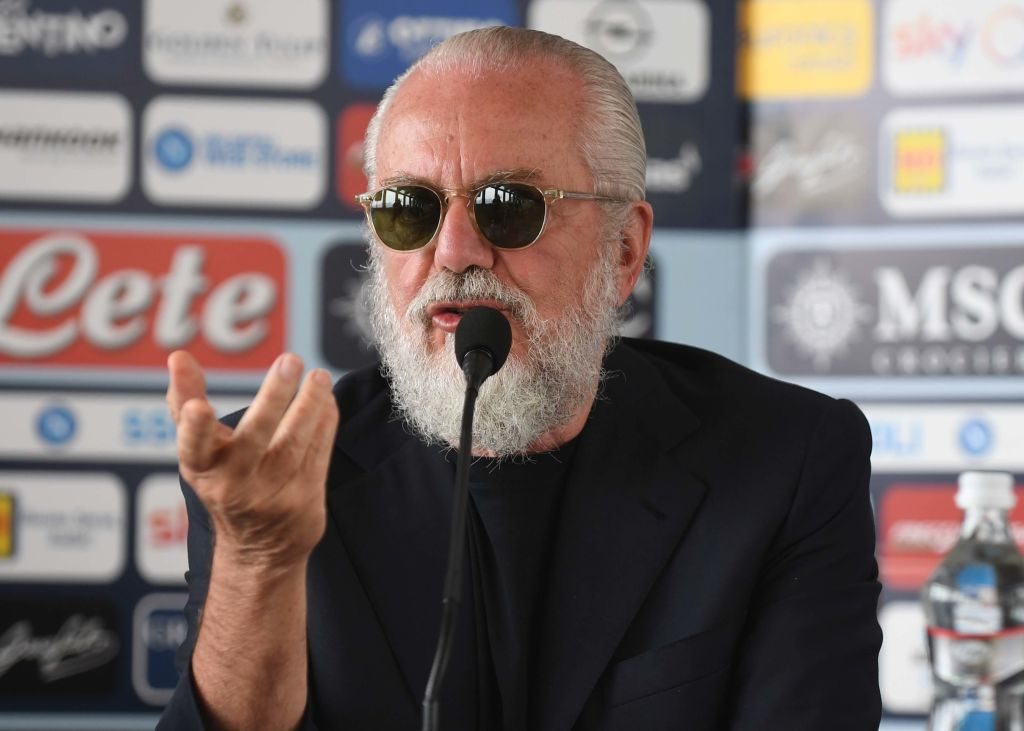 aurelio de laurentiis SSC Napoli Press Conference