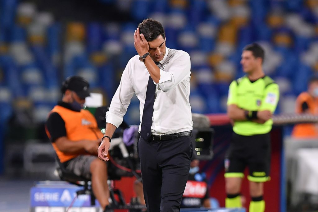 fonseca Napoli vs Roma - Serie A TIM 2019/2020