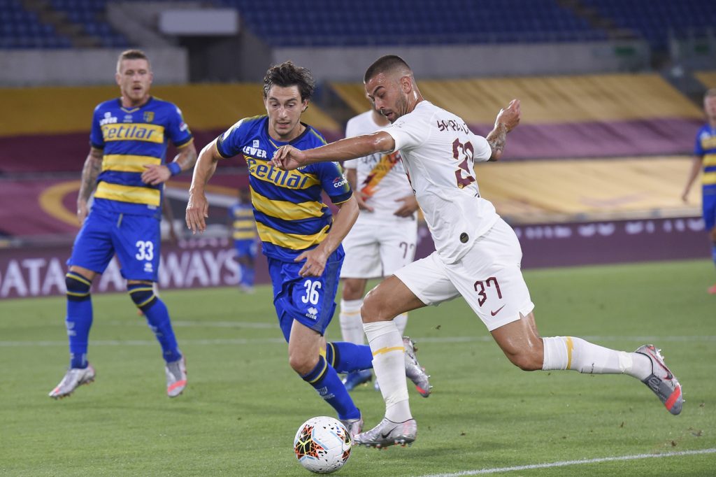 darmian spinazzola Roma vs Parma - Serie A TIM 2019/2020Roma vs Parma - Serie A TIM 2019/2020