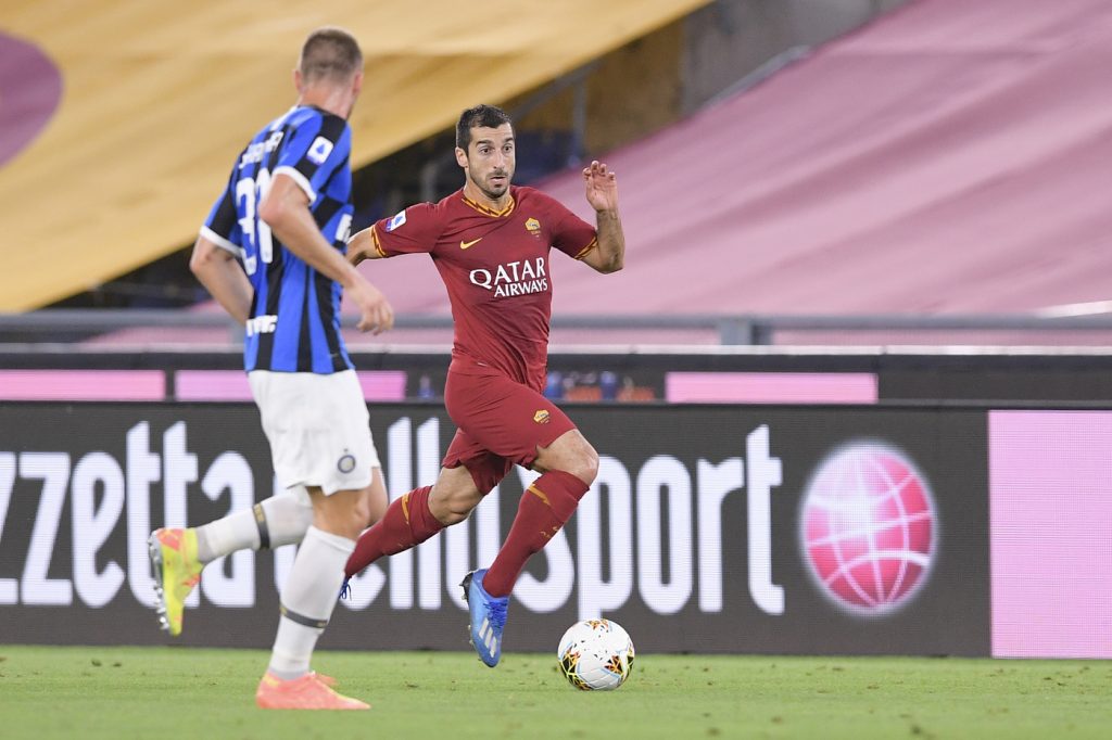 mkhitaryan Roma vs Inter - Serie A TIM 2019/2020